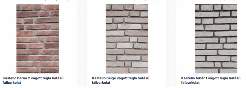 tégla hatású burkolat